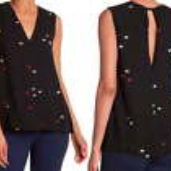 Grey by Jason Wu Abstract Print Sleeveless Blouse - Picture 10 of 10